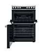 Hotpoint HDM67V8D2CX/UK Electric Double Cooker - Inox