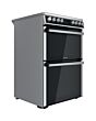 Hotpoint HDM67V8D2CX/UK Electric Double Cooker - Inox