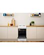 Indesit 50cm Electric Cooker - White - IS5E4KHW