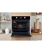 Indesit IFW 6340 BL UK Electric Single Built-In Oven - Black