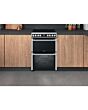 Hotpoint HDM67V8D2CX/UK Electric Double Cooker - Inox