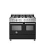 Bertazzoni MAS106L2ENEC Master 100cm Range Cooker Twin Oven Dual Fuel Matt Black