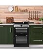 Montpellier 60cm Double Oven Electric Cooker - Silver - MDOC60FS 