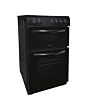 Statesman 50cm Double Oven Electric Cooker - Black - EDC50B 