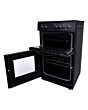 Statesman 50cm Double Oven Electric Cooker - Black - EDC50B 