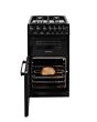 NordMende CTG52LPGBK 50cm Twin Cavity LPG Gas Cooker