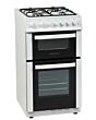 NordMende CTG52LPGWH 50cm Twin Cavity LPG Gas Cooker