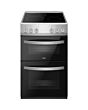 Amica 50cm Twin Cavity Electric Cooker - Stainless Steel - AFC502SS 