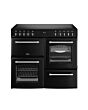 Belling RCA Farmhouse 100cm Electric Range Cooker - Black - 444411826