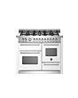 Bertazzoni Master Series 110cm Dual Fuel Range Cooker - White - MAS116L3EBIC