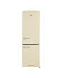 CDA 60cm Retro Frost Free Fridge Freezer - Cream - FLORENCE-BARLEY