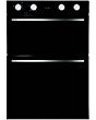 Essentials AEDO9BK Double Up Oven