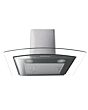 Essentials ESSCG90SS.1 90cm Curved Glass Chimney Hood