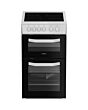 Hotpoint 50cm Twin Cavity Electric Cooker - White - HTE5VCW