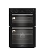 Indesit DII10DB Double Up Oven - Black