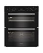 Indesit Double Under Electric Oven - Black - DUI10DB