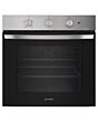Indesit 60cm Single Oven -Stainless Steel - IO233XUK