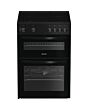 Indesit 60cm Twin Cavity Electric Cooker - Black - ITE6VMB