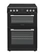 Montpellier 60cm Double Oven Electric Cooker - Black - MDOC60FK 
