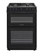 Nordmende 60cm Twin Cavity LPG Cooker - Black - CTG62LPGBK