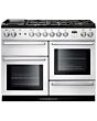 Rangemaster Nexus 110cm Dual Fuel Range Cooker - White - NEX110DFFWH/C