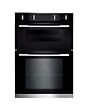 Rangemaster Built In Double Up Oven - Black - RMB9048BL/SS