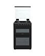 Statesman 60cm Double Oven Gas Cooker - Black - GDL60B