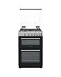 Statesman 60cm Double Oven Gas Cooker - Silver - GDL60S