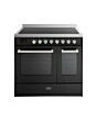 Tesla 90cm Electric Range Cooker - Black - T90DCRCB