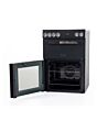 Tesla 60cm Double Oven Electric Cooker - Black - TMRC60B