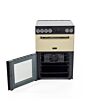 Tesla 60cm Double Oven Electric Cooker - Cream - TMRC60C