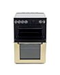 Tesla 60cm Double Oven Electric Cooker - Cream - TMRC60C
