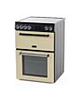 Tesla 60cm Double Oven Electric Cooker - Cream - TMRC60C
