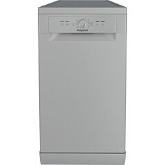 Hotpoint HSFE 1B19 S UK N Slimline 45cm Dishwasher - Silver