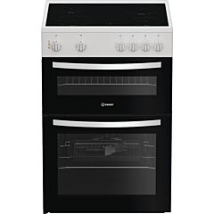 Indesit IDE6VMW Freestanding 60cm Electric Cooker - White
