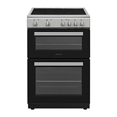 Statesman EDC60S2 60cm Double Oven Electric Ceramic Cooker - Silver
