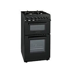 NordMende CTG52LPGBK 50cm Twin Cavity LPG Gas Cooker