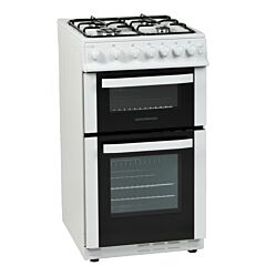 NordMende CTG52LPGWH 50cm Twin Cavity LPG Gas Cooker