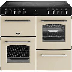 Belling RCA Farmhouse 100cm Electric Range Cooker - Cream - 444411827 