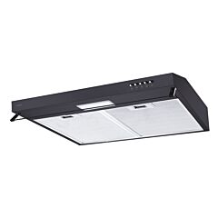 Candy 60cm Visor Hood - Black - CFT62/4B