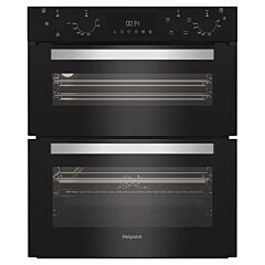Hotpoint Double Under Oven - Black - DUH10DB