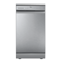 Midea 45cm Freestanding Dishwasher - Silver - MDWEF1034C(S)