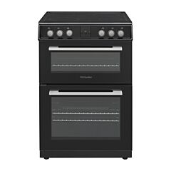 Montpellier 60cm Double Oven Electric Cooker - Black - MDOC60FK 
