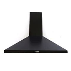 New World 90cm Chimney - Black - NW90CHBK