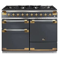 Rangemaster Elise Luxe 110cm Dual Fuel Range Cooker - ELS110DFSL/AB - Slate