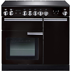 Ex Display Rangemaster Professional + 90cm Induction Range Cooker - Black - PROP90EIGB/C