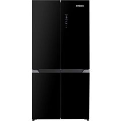 Teknix Frost Free American Fridge Freezer - Black - TMD19091SIBI