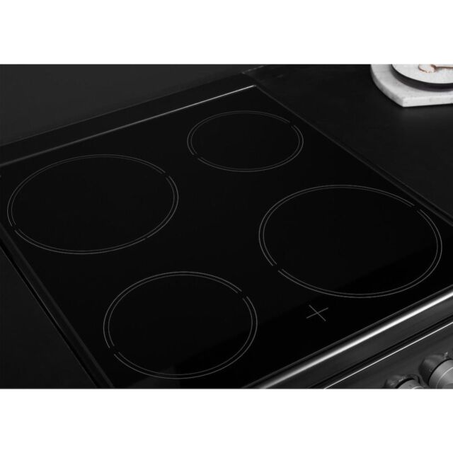 Hotpoint HD5V93CCB/UK Electric Freestanding 50cm Double Cooker - Black
