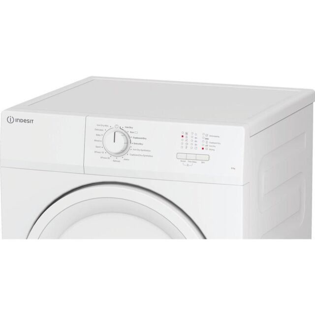 Indesit CYDA81WWGLUK 8kg Vented Tumble Dryer - White