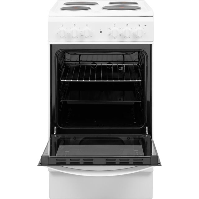 Indesit 50cm Electric Cooker - White - IS5E4KHW